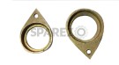 New Royal Enfield Brass Pair Pilot Lamp Rims - SPAREZO