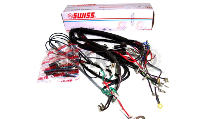 Royal Enfield 6v Complete Main Wiring Harness - Sparezo