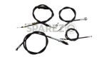 Clutch Throttle Decompressor Speedo Royal Enfield Classic Complete Cable Kit - SPAREZO