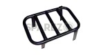 Royal Enfield Black Rear Luggage Rack Carrier Powder Coated - SPAREZO