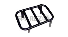 Royal Enfield Black Rear Luggage Rack Carrier Powder Coated - SPAREZO