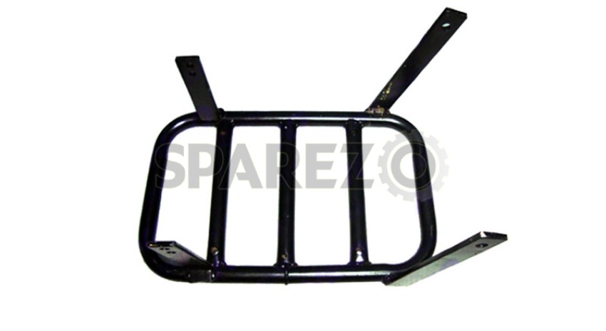 Royal Enfield Black Rear Luggage Rack Carrier Powder Coated