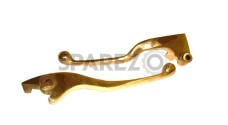 Royal Enfield Customized Solid Brass Disc Brake and Clutch Lever - SPAREZO