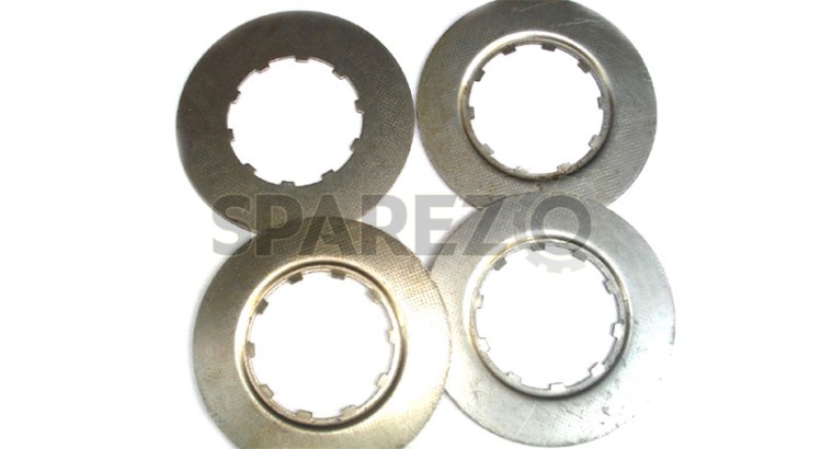 New Royal Enfield 4pc Clutch Steel Plate Kit - SPAREZO