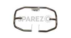 Royal Enfield Solid Diamond Crash Bar Chromed With Fittings - SPAREZO