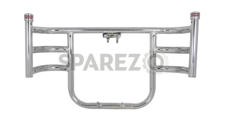 Airfly Chrome Leg Guard Crash Bar For Royal Bikes Thunder Electra Classic - SPAREZO