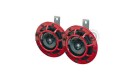 Hella Strong Tone 12Volt Universal Twin Horn Red - SPAREZO