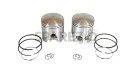 Yamaha RD350cc New & Packed 64mm Piston Assly oversize 0.40" (set of 2 Pistons) - SPAREZO