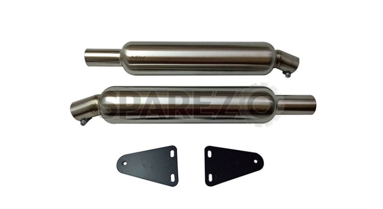 Royal Enfield Twins GT and Interceptor 650 SS Exhaust Muffler Silencer - SPAREZO