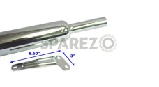 New Chrome Royal Enfield 500cc Electra Silencer Assly