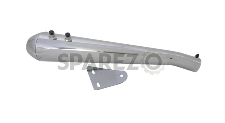 AEW TE 101 Exhaust Muffler Silencer – Royal Enfield GT Continental 650 2018-2023, Chromed