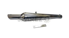 AEW New Monster Chromed Exhaust Silencer For Royal Enfield - SPAREZO