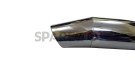 AEW Dolphine Chromed Exhaust Silencer For Royal Enfield - SPAREZO