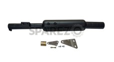 Royal Enfield Classic 500cc 350cc Black Short Exhaust Silencer - SPAREZO