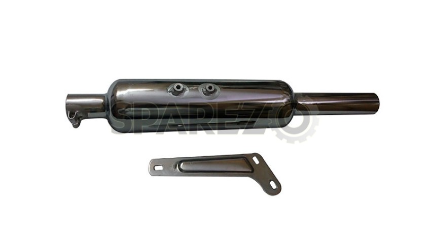 Details about   BRAND NEW CHROMEED 350CC STD EXHAUST SILENCER FOR YOUR ROYAL ENFIELD BULLET 