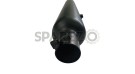 Royal Enfield Bullet 350cc 500cc Silencer Big Punjab Empty Black - SPAREZO