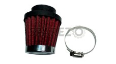 Royal Enfield 350cc/500cc Cone Air Filter Red - SPAREZO