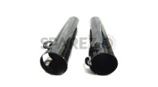 Royal Enfield Fork Cover Tubes Metal Black