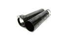 Royal Enfield Fork Cover Tubes Metal Black - SPAREZO