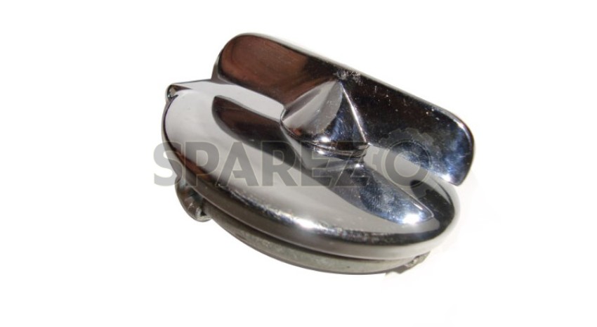 Royal Enfield Petrol Tank Lock Double Chrome With 2 Keys - Sparezo