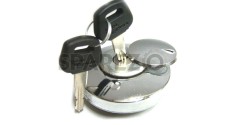 Royal Enfield Petrol Tank Lock Double Chrome With 2 Keys - SPAREZO