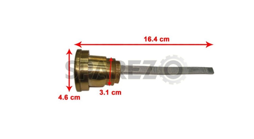 Details about   5x BRASS OIL DIP STICK ROYAL ENFIELD EMBOSSED NEW BRAND 
