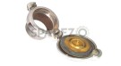 2-1/2" Monza Alloy Petrol Tank Fuel Flip Cap With Filler Neck Cafe Racer AJS BSA - SPAREZO