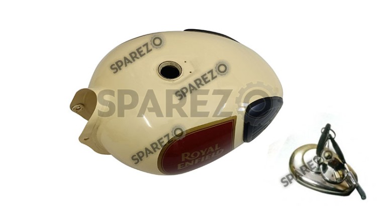 Royal Enfield Classic 350cc 500cc BS3 Tan Color Petrol Gas Fuel Tank - SPAREZO