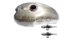 Benelli Mojave Cafe Racer 260 360 Petrol Fuel Gas Tank with Pair of Brass Tap + Monza Cap - SPAREZO