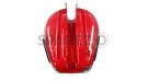 Royal Enfield Chrome Red Petrol Tank With Grill and Knee Pad - SPAREZO