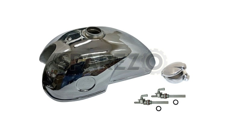 Benelli Mojave 260 360 Cafe Racer Chromed Gas Fuel Petrol Tank - SPAREZO