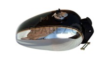 Royal Enfield Bullet Custom Deluxe Petrol Tank Chromed Black