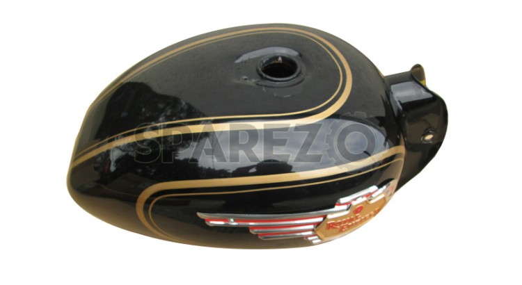 Royal Enfield Standard Bullet Black Petrol Tank - SPAREZO