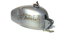 Customized Silver Painted Clubman Petrol Tank - SPAREZO