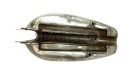Royal Enfield Interceptor Raw Steel Petrol Tank Reproduction - SPAREZO