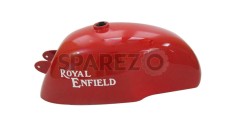 Royal Enfield Cafe Racer Bright Red Painted Petrol Tank