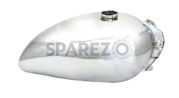 Vintage Royal Enfield Interceptor Petrol Tank Chrome - SPAREZO