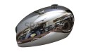 BSA A10 Golden Flash Shooting Star Pear Shape Tear Drop Gas Tank 4 Gallon - SPAREZO