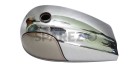 Norton Dominator Wideline Steel Gas Fuel Petrol Tank Chrome + Paint Model - SPAREZO