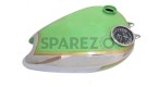 Vintage BSA B31 Model Green Painted Chromed Petrol Tank With Speedometer Cavity - SPAREZO