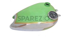 Vintage BSA B31 Model Green Painted Chromed Petrol Tank With Speedometer Cavity - SPAREZO