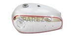 BSA A7 A10 Silver Painted Chrome Petrol Tank - SPAREZO