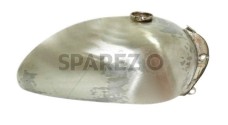 Vintage Royal Enfield Interceptor Raw Steel Petrol Tank Reproduction - SPAREZO