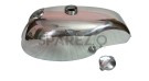 Yamaha SR500 Manx Style Chromed Gas Fuel Petrol Tank Polished - SPAREZO