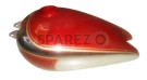 Old BSA 250cc Post War C10 11 12 Replica Gas Fuel Petrol Tank With Gauge Cavity - SPAREZO