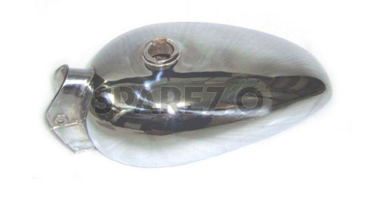 Early 1950s-60s Chromed Petrol Tank Brand New For Royal Enfield Motorcycles - SPAREZO