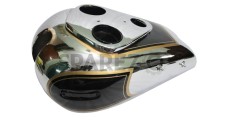 Ariel 500cc Red Hunter Gas Fuel Petrol Tank Chromed And Painted Black - SPAREZO