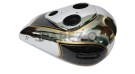 Ariel 500cc Red Hunter Gas Fuel Petrol Tank Chromed And Painted Black - SPAREZO