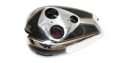 New Chrome Black Painted Ariel Square Four Red Hunter Petrol Tank - SPAREZO