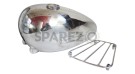 Triumph T120 TR6 T140 TR7 Trophy Bonneville Oil Gas Fuel Petrol Tank Chrome - SPAREZO